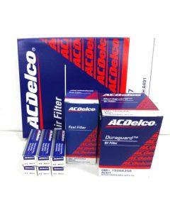 Genuine ACDelco Service Kit - Oil Air Fuel Filter & Spark Plugs for Ford FG Falcon 6 Cyl 2008+