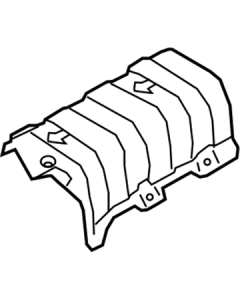 Genuine KIA Forte Heat Shield - Rear 28795A7000