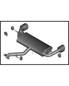 Genuine Hyundai Kona MUFFLER ASSY - REAR 28710J9141