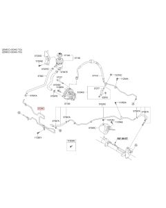 Genuine KIA Sorento TUBE ASSY-OIL COOLER 575402P000 Default