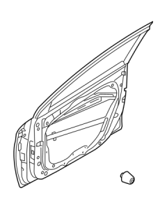 Genuine Hyundai Elantra PANEL ASSY-FRONT DOOR,LH 76003AA010