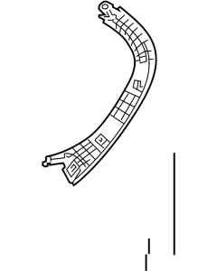 Genuine KIA Cerato Trim Assembly-Tail Gate Side RH 81740A7000WK Default