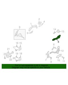 Genuine KIA Sportage Left Hand Front Door Inner Handle Base 82655D9000 Default