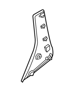 Genuine Hyundai Palisade GARNISH Assembly-RR Dr RR Frame,LH 83270S8000
