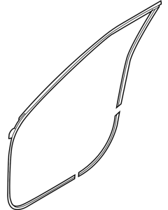 Genuine KIA Seltos WEATHERSTRIP ASSY - REAR DOOR SIDE RH 83140Q5000 Default