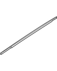 Genuine KIA Sportage Weatherstrip Assembly-Rear Door Belt Outside LH Default