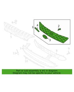 Genuine Hyundai Kona N-Line Grille Front Bumper Radiator 86350J9NA0