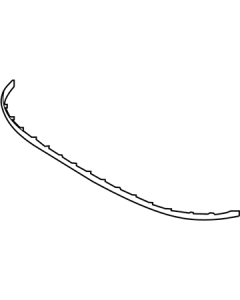 Genuine Hyundai Venue Front Bumper Grille-Lower Molding 86591K2000 Default