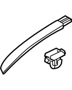Genuine KIA Soul Piece-Roof Garnish End Front,LH 87233B2010 Default