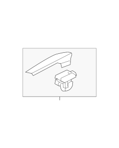 Genuine KIA Soul Piece-Roof Garnish End Rear,LH 87234B2010 Default