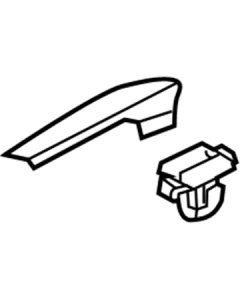 Genuine KIA Soul Piece-Roof Garnish End Rear,RH 87244B2010 Default