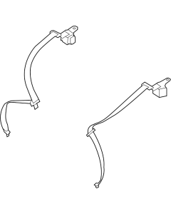 Genuine KIA Cerato Seat Belt ASSY-RR,RH 89880M6010WK Default