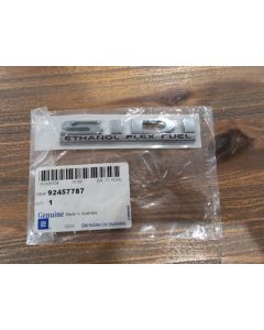 Genuine Holden SIDI ETHANOL FLEX FUEL Boot Badge 92457787