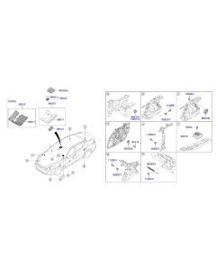 Genuine KIA Stinger Dash Instrument Cluster Head Up Display 94310J5900 Default