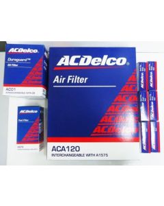 Genuine ACDelco Air Oil Fuel Filter Spark Plugs for Ford Falcon BA 6 Cylinder